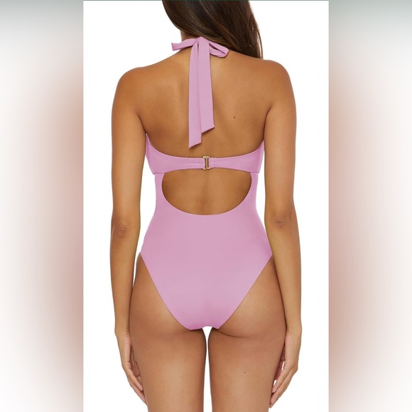 Soluna Swim Women's Standard Shell Wee Multi-Way Maillot One Piece Swimsuit - Picture 3 of 10